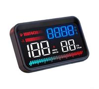 GANCEI Interface OBD2 pour voiture HUD Head Up Display - Haute définition - Projecteur de vitesse avec tension - ABS + PC résistant à l'usure - Pour voitures à essence depuis 2008 - Noir