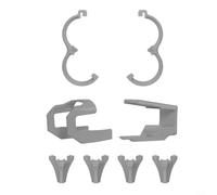 GANCEI Kit de protection d'hélice avec anneaux anti-collision PC et couverture complète pour Dji Neo2 pour une meilleure sécurité de vol (gris)