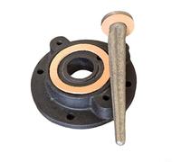 GANCEI Kit de remplacement de pompe à poignée pour pompes de type 75 avec piston, joint en caoutchouc de silicone, deux boulons en fonte et cuir synthétique (noir mat)