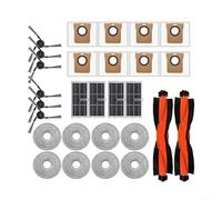 GANCEI Kit de remplacement pour Xiaomi pour Mijia M40 D110Cn, brosses à rouleaux, filtres HEPA, brosses latérales, sacs à poussière, serpillères, nettoyage de la maison