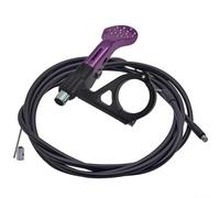 GANCEI Levier de télécommande de tige de selle compte-gouttes en alliage d'aluminium de 22 mm, compatible avec routage interne et externe, interrupteur de réglage de tige de selle de vélo, poignée