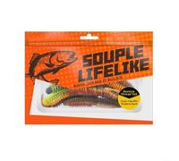 GANCEI Lot de 10 leurres souples à queue d'aiguille à filetage inversé avec hélice rectangulaire pour pêche sans mauvaises herbes 85 cm (8,5 cm B)