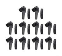 GANCEI Lot de 10 paires de têtes de démonte-pneus en nylon - Kit de réparation en plastique noir pour roues