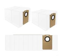 GANCEI Lot de 10 sacs à poussière de rechange 3,5 l soufflés par fusion et non tissés pour aspirateur robot Midea VCR S6 Plus station de vidange automatique