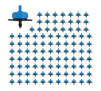 GANCEI Lot de 100 goutteurs d'irrigation de pelouse, compensation de pression, 2 L/4 L/8 L par heure, connexion de 4 mm, plastique, pour jardin, parterres de fleurs, agriculture (8 L)