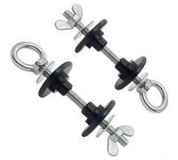 GANCEI Lot de 2 chevilles de bande de résistance en acier inoxydable 304 pour machine Power Rack avec trou réglable de 16 à 26 mm pour squat rack ou multi-gym