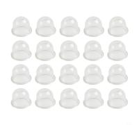 GANCEI Lot de 20 ampoules d'amorçage pour carburateur compatibles avec Homelite, Mculloch, Tanaka, remplace la pièce 188-12 188-12-1, convient pour WA WT WY WYJ WYK WYL WYP WZ Transparent 19 mm