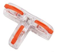 GANCEI Lot de 5 connecteurs de fil à épissure rapide de type T, 008-4 mm², bornier à enfoncer, répartiteur électrique en nylon ignifuge pour éclairage LED domestique