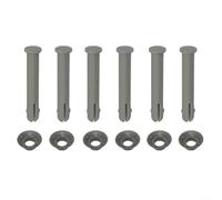 GANCEI Lot de 6 goupilles de joint de piscine de rechange P61754 pour piscines Power Steel P61801 P61796 - 65 mm de long - Gris