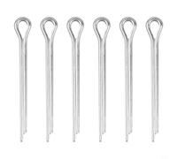 GANCEI Lot de 6 goupilles de verrouillage pour plaquettes de frein à disque de vélo, 4 cm, pour B01S M375 M395 M416 M445 M446 M485 M486 M515 M525, argenté