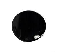 GANCEI LR093842 Pommeau de levier de vitesse pour Land Rover Jaguar, bouton en caoutchouc ABS résistant à l'usure avec coque et support en métal, couleur noire (couvercle supérieur noir)