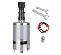 GANCEI Machine de routeur CNC 775 Moteur de broche 100 W DC 12-24 V 20 000 tr/min, kit de serrage ER11 pour machines de gravure et de fraisage CNC 3018 1610, tige en alliage de 5 mm
