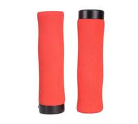 GANCEI Poignées de guidon ergonomiques en éponge souple avec anneau de verrouillage en alliage, coque en plastique antidérapante pour barres de vélo de montagne de 222 mm, ensemble de maintien à la