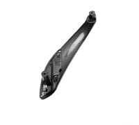 GANCEI Poignées de porte intérieure avant avec texture en fibre de carbone compatibles avec BMW Série 3 F30 F31 F80 2013-2018 et série 4, poignée ergonomique ABS + PC (avant gauche)