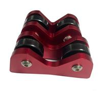 GANCEI Rouleau de détection de rectitude de queue de billard pour vérification de l'arbre de billard, outil d'inspection de concentricité en alliage d'aluminium avec étui de transport, rouge (rouge)