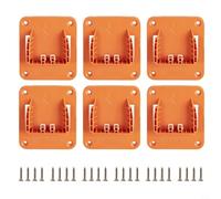 GANCEI Support de rangement pour outils électriques RIDGID/AEG 18 V Li-ion, station de rangement en ABS robuste pour garage, atelier ou camion de travail (6 pièces)