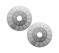 GANCEI Tableau des tailles de café moulu, carte de référence en acier inoxydable 304, guide de comparaison à 18 niveaux pour expresso, presse, versement, méthodes d'égouttement