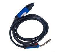 GANCEI Torche de soudage blindée à gaz 24KD refroidi à l'air 250 A avec connecteur rapide Euro Câble de 5 m pour soudeurs MIG/MAG pour acier au carbone