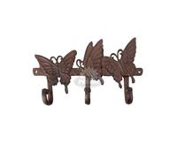 GANCI APPENDINO A FORMA DI FARFALLE IN GHISA