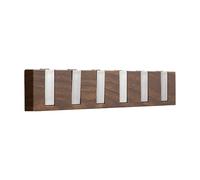 Ganci Porte-chiavi Da Parete, Appendino In Legno Naturale Con Tasti Di Pianoforte Per Ingresso, Organizzatore Senza Fori Per Pareti Multi-usage Per Camera, Cucina, Bagno, Lavande et Spazi Intérieur