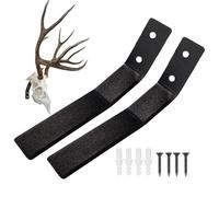 Gancio a forma di teschio, par appendere testa di cervo, pronghorn, alci e altri teschi più piccoli par écran, prend en charge la parete con trofeo Euro, kit d'installation facile