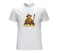 Gand-Alf he Lord The Rings Gandalf Parody Mens T-Shirt Unisex Graphic Black Tee Shirt M