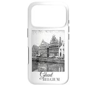 Gand Belgique Guildhall of The Free Boatmen Flamand Vintage Coque pour iPhone 17 Pro