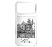 Gand Belgique Guildhall of The Free Boatmen Flamand Vintage Coque pour iPhone 17 Pro Max