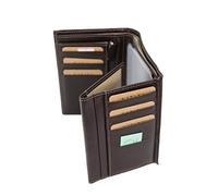 Gand Porte Feuille Unisexe Katana à 3 Volets en Cuir réf 953017 (11 coul. disp.) (Choco)