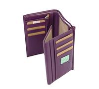 Gand Porte Feuille Unisexe Katana à 3 Volets en Cuir réf 953017 (11 coul. disp.) (Violet)