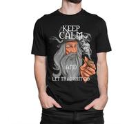Gandalf Keep Calm and Let The SH-t Go Funny T-Shirt, The Lord of Rings Tee