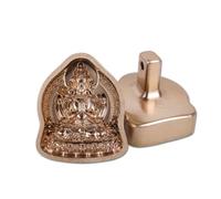 Gandhanra Chenrezig Moules TSA TSA pour Statues Tibétaines - 13 Petits Moules en Argile pour Art Sacré Rituel, Outils Fabrication Offrandes Statues Tibétaines, Retraite spirituelle