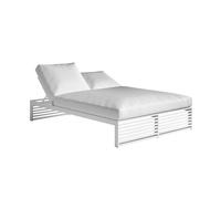 GANDIA BLASCO bain de soleil pour l'extérieur DNA CHILL BED 140 cm (Tissu Soft - Aluminium verni)