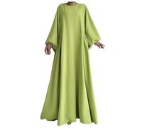 Gandoura Femme Jilbab Maillot Intégral UV 50+ Robe Mariage Musulmane Kaftan Jilbeb 2 Piece De Plage Grande Taille Cérémonie Sobre Longue Bohème Été Abaya Dubai Burkini Coton/Lin Caftan Marocain