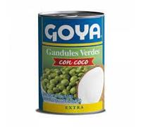 Gandules verts en coco Gandules avec noix de coco Boîte 12 x 439 g