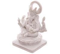 GANESH BLANC STATUE SCULPTURE 14 cms