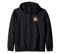 Ganesh - Dieu Hindou à tête d'éléphant (divinité) (Impression arrière) Sweat à Capuche
