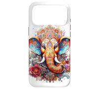 Ganesh Dieu Hindou Éléphant Spirituel Méditation Chakra Yoga Coque pour iPhone 17 Pro Max