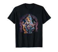 Ganesh Éléphant Hindou Yoga Méditation Spirituelle T-Shirt