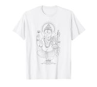 Ganesh Hindouisme Dieu Minimaliste Mythologie hindoue T-Shirt