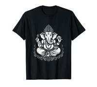 Ganesha Dieu Hindou Spirituel Éléphant Méditation Chakra Yoga T-Shirt