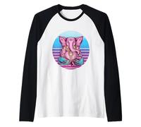 Ganesha Éléphant Spirituel Hindou Art Yoga Mandala Chakra Manche Raglan