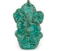 Ganesha sculpture - Deko décoration d'intérieur œuvre d'art - mélange de pierres éléphant vert