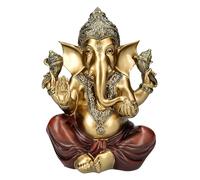 Ganesha Statuette à 4 bras 27,5 cm Bouddha déco Dieu hindou
