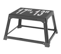 GanFindX Boîte de saut pliométrique en métal de 30,5 cm avec surface de 43,2 x 33 cm en acier pour exercices de fitness, d'agilité, d'endurance, de conditionnement, de musculation