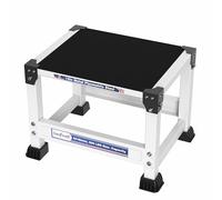 GanFindX Boîte pliométrique en Acier de 30,5 cm avec Surface de 38,1 x 30,5 cm, boîte de Saut pliométrique en métal pour Exercices de Fitness, agilité, Endurance, Conditionnement, Musculation, Blanc