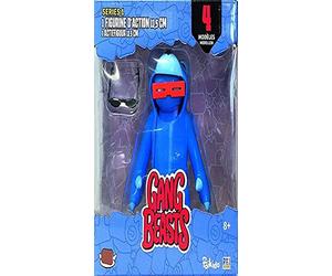 Gang Beasts - 1 Figurine D'Action 11,5 Cm - Blue Bear - Lansay