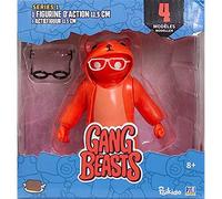 Gang Beasts® - 1 Figurine Articulée de 11,5 cm - Lot #1 - Figurines de Collection - Jeux Vidéos - Lansay orange TU