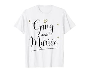 Gang De La Mariée Cadeau Noce Témoins T-Shirt