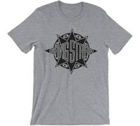 Gang Starr T Shirt Hip Hop Tee Comfortable Casual Short Sleeve Tops Grey S